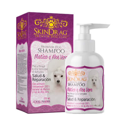 SHAMPOO SKINDRAG MATICO Y ALOE VERA 250MG