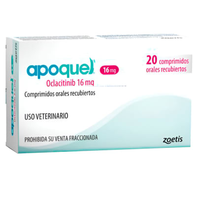 APOQUEL 16MG 20COMP Oclacitinib (RECETA REQUERIDA)