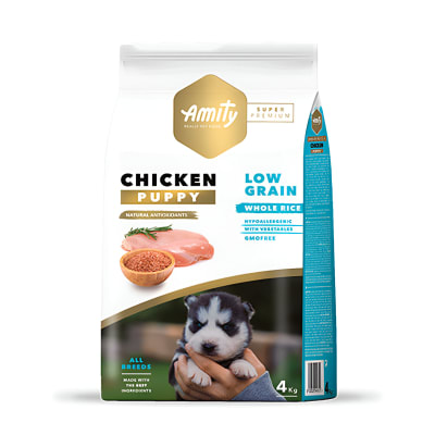 AMITY DOG CHICKEN PUPPY 4/14KG