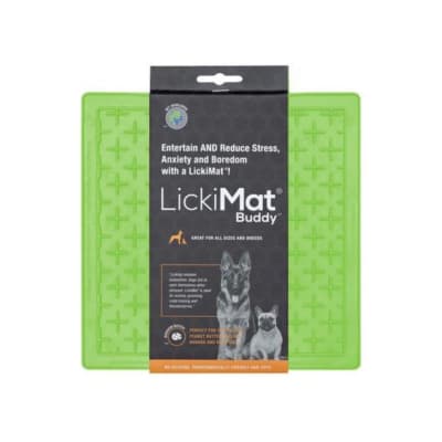 LICKIMAT DOG BUDDY VERDE1