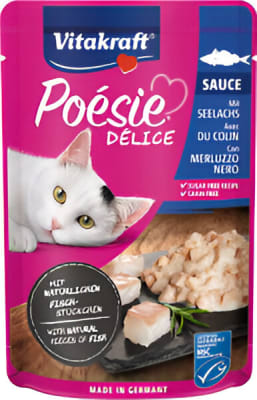 VITAKRAFT CAT POESIE DELICE PESCADO 85G