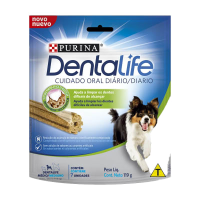 PURINA DENTALIFE DOG RAZA MEDIANA 119GR