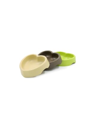 PLATO HEY BAMBOO CORAZON CAFE CLARO 300ML