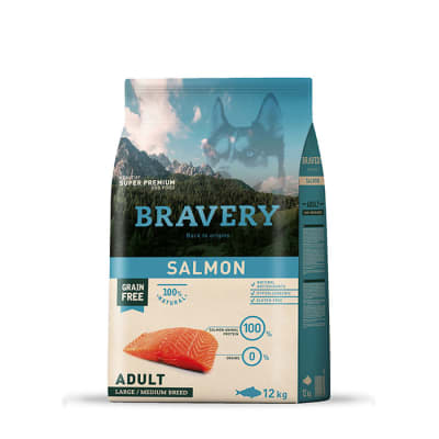 BRAVERY DOG SALMON ADULT