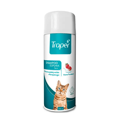 SHAMPOO ESPUMA SECA CAT TRAPER 170ML