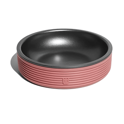 PLATO ZEEDOG DUO BOWL TERRACOTTA1