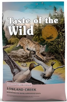 TASTE OF THE WILD CAT LOWLAND CREEK PATO 2KG Y 6.6KG