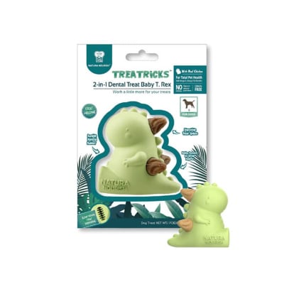DINOSAURIO BABY TREATRICKS 2 EN 1 DENTAL POLLO (PET TREAT)