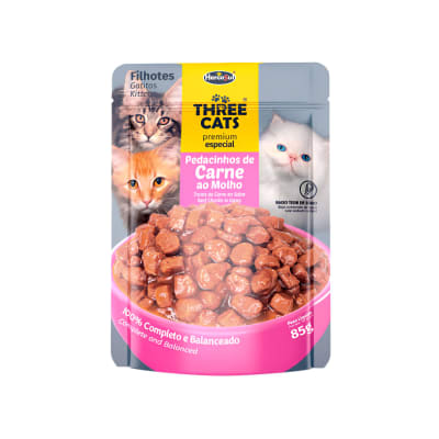 SACHET THREE CAT ORIGINAL GATITO 85GR1