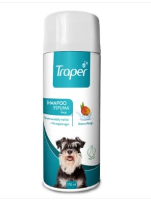 SHAMPOO ESPUMA SECA DOG TRAPER 170ML1