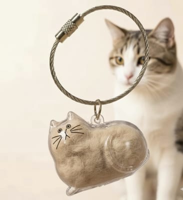 Contenedor para el cabello de mi Gato