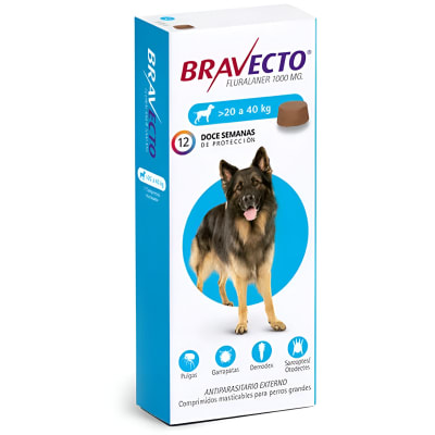 BRAVECTO PERRO 20-40KG 3 MESES