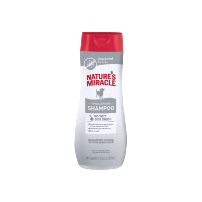 SHAMPOO NATURES MIRACLE DOG HYPOALLERGENIC ODOR CONTROL 473ML
