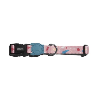 COLLAR ZEEDOG TERRAZO ROSE
