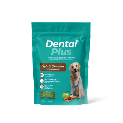 SNACK DENTAL PLUS APPLE & CINNAMON 180 GR