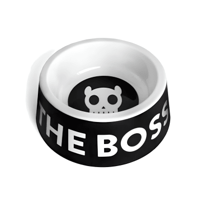 PLATO ZEEDOG IM THE BOSS BOWL BLACK LARGE