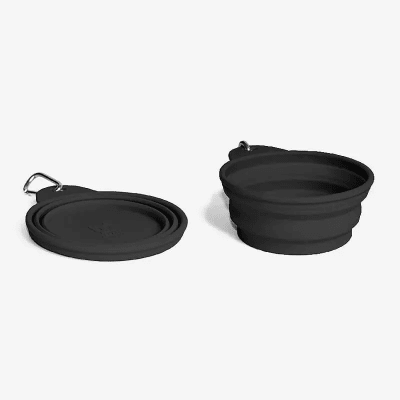 PLATO ZEEDOG GO BOWL BLACK SMALL