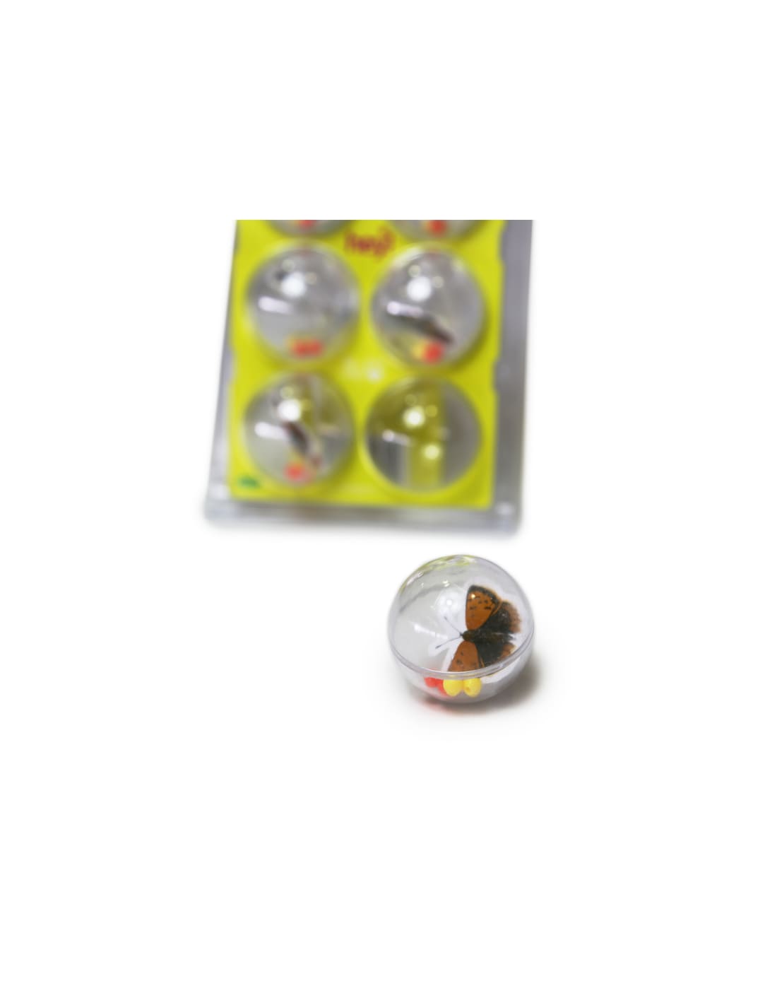 JUGUETE HEY CAT PELOTAS INSECTOS PARA GATOS 6 UNI