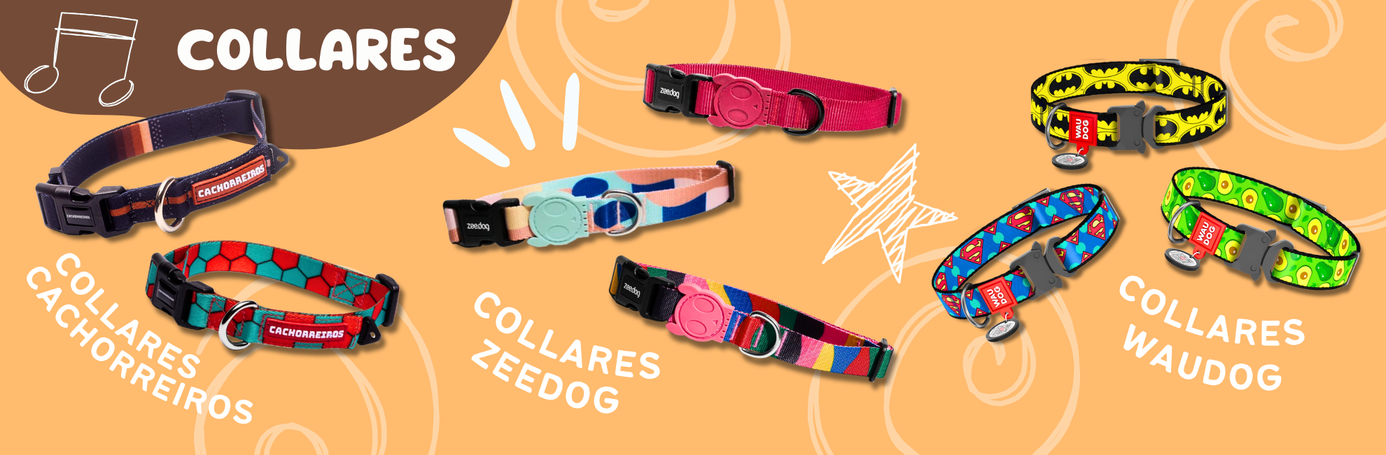 Zeedog - Waudog - Cachorreiros - Collares urbanos