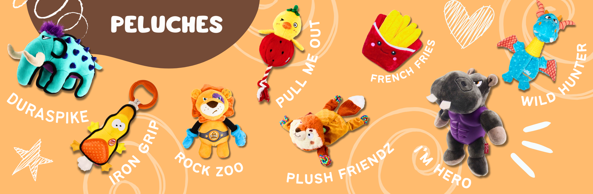 Juguetes de Peluche con sonido y mordedores