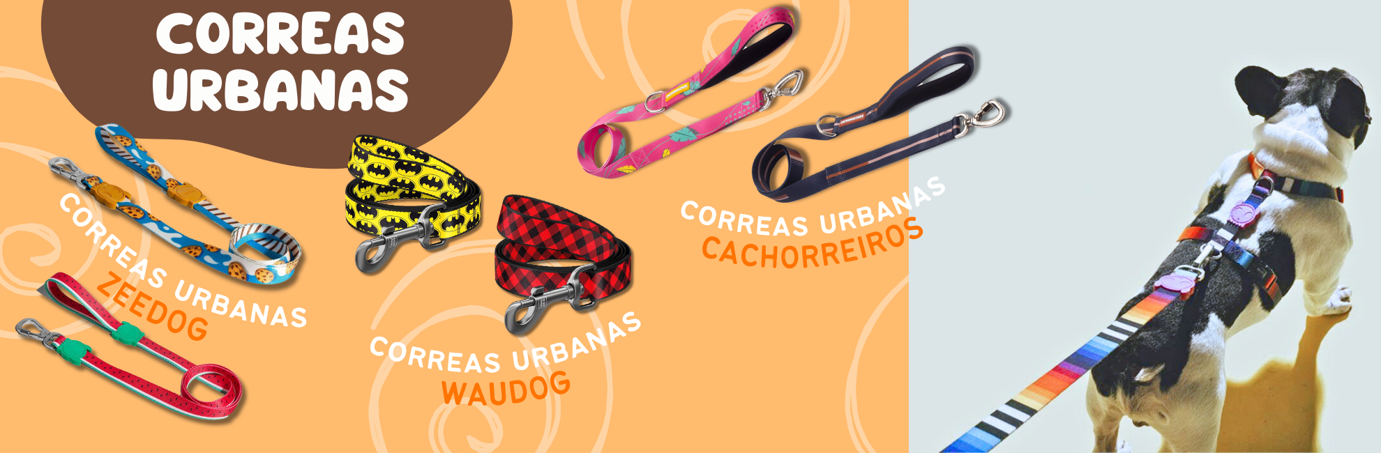Zeedog - Waudog - Cachorreiros - Correas Urbanas