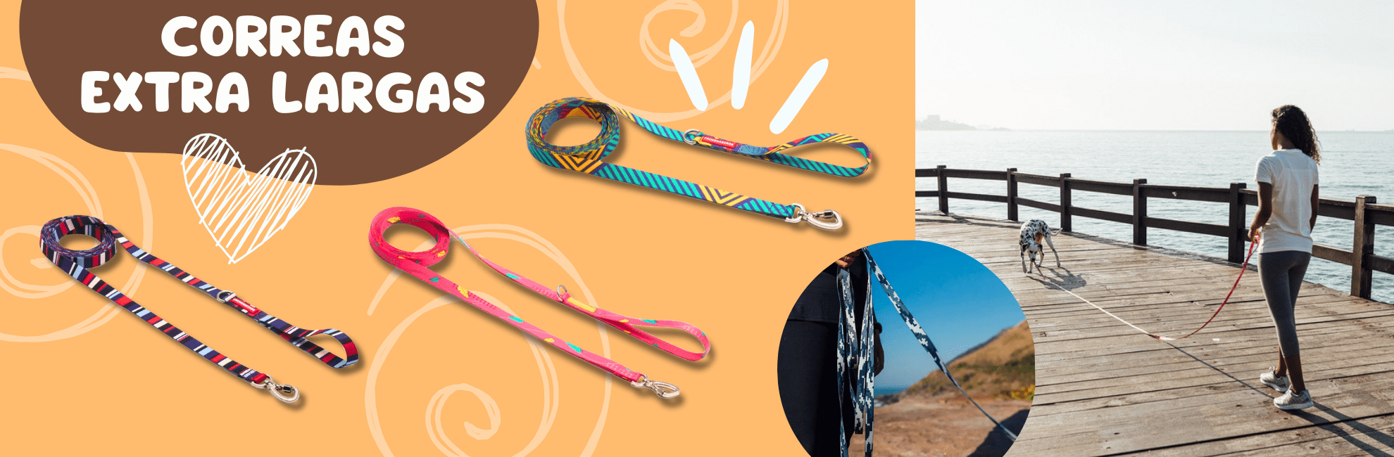Correas extra largas