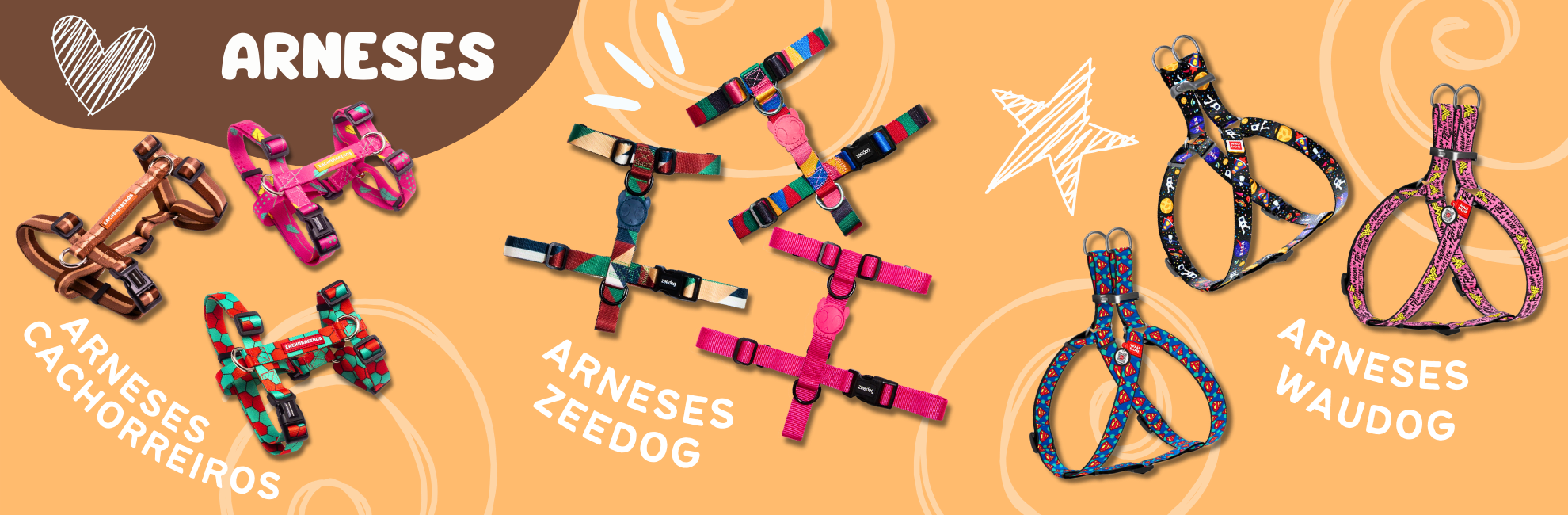 Zeedog - Waudog - Cachorreiros - Arneses