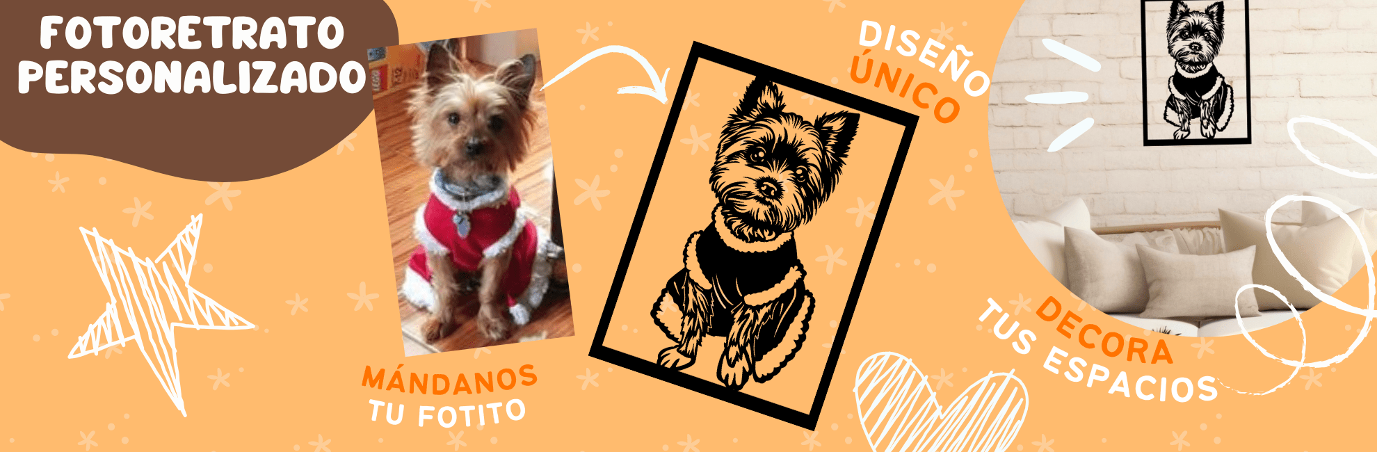Fotoretrato personalizado con la fotito de tu engreíd@