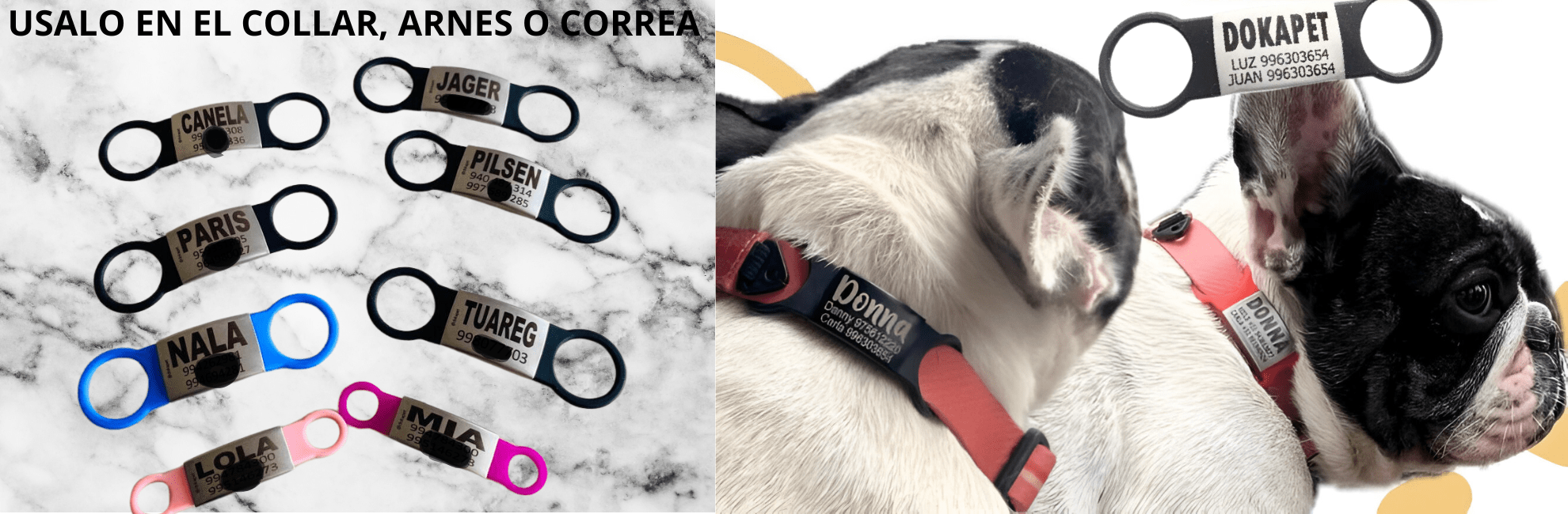 STEEL PET ID - PLACA DE IDENTIFICACION