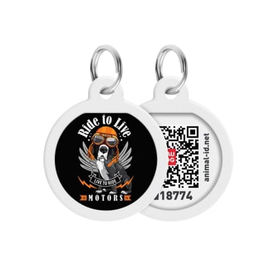 WAUDOG PLACA IDENTIFICACION SMART ID - RIDE TO LIVE - APP GRATIS