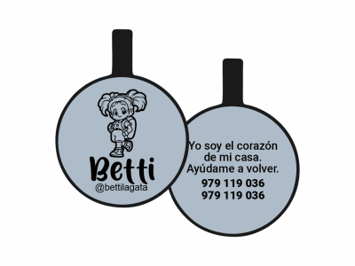 PLACA DE IDENTIFICACIÓN CIRCULO - BULMA