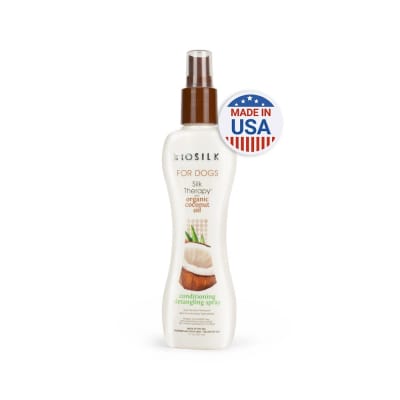 Biosilk Acondicionador Desnredante Sin Enjuague En Spray Para Cachorros - Silk Therapy With Organic