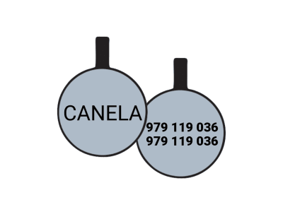 PLACA DE IDENTIFICACIÓN CIRCULO PEQUEÑO - GRIS
