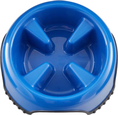 JW PLATO ANTIDESLIZANTE DE ALIMENTACIÓN LENTO AZUL