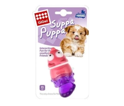 GIGWI SUPPA PUPPA ZORRO - MORDEDOR (ROSADO/MORADO)