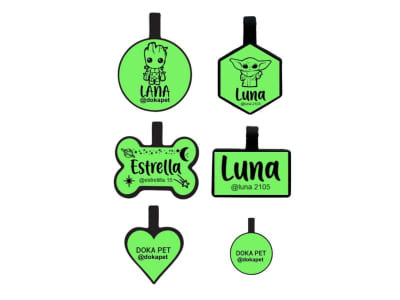 EXTREMELY DURABLE ID TAG GREEN