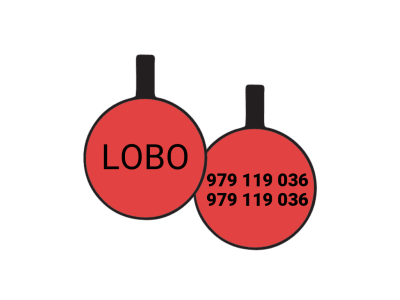 PLACA DE IDENTIFICACIÓN CIRCULO PEQUEÑO - ROJO