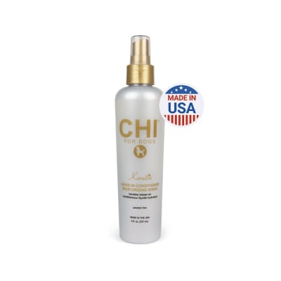Chi acondicionador sin enjuague para perros - pelaje seco y dañado keratin 237ml