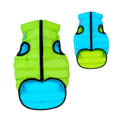 AIRY VEST REVERSIBLE VERDE CELESTE