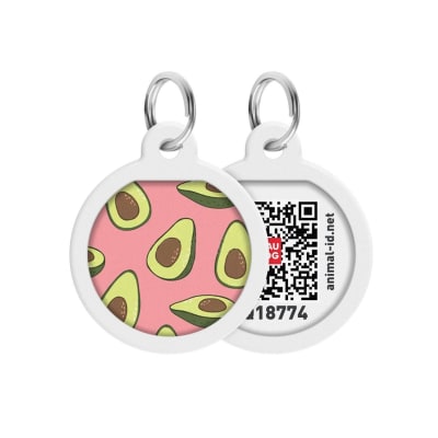 WAUDOG PLACA IDENTIFICACION SMART ID - AVOCADO - APP GRATIS
