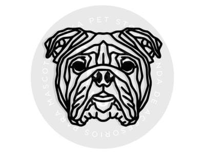 GEOMÉTRICO BULLDOG INGLÉS 2