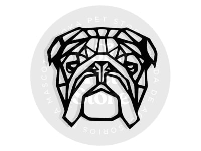 GEOMÉTRICO BULLDOG INGLÉS 1