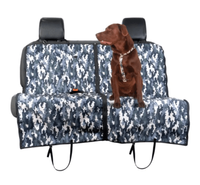 CACHORREIROS COBERTOR DE ASIENTO PARA AUTO CAMUFLADO