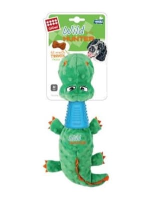 COCODRILO WILD HUNTER GIGWI - Juguete con sonido crujiente