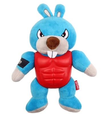 GIGWI I´M HERO CONEJO - Peluche 2 texturas + Chirriador
