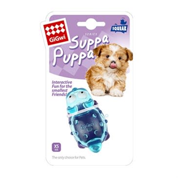 GIGWI SUPPA PUPPA GATO - MORDEDOR (AZUL/MORADO)