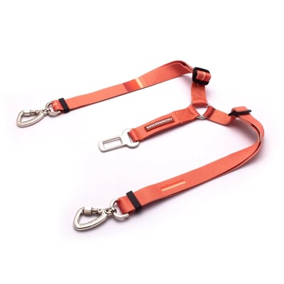 CACHORREIROS CINTURON DE SEGURIDAD DOBLE CORAL
