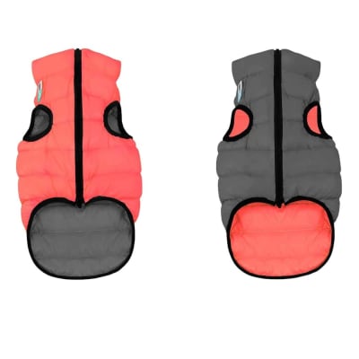 AIRY VEST REVERSIBLE GRIS CORAL