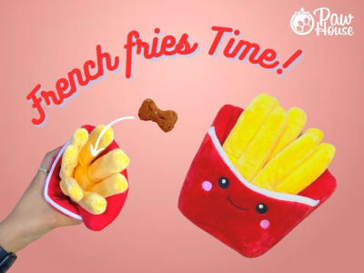 PAW HOUSE PELUCHE OLFATIVO FRENCH FRIES - Sonido papel arrugado + chirriador