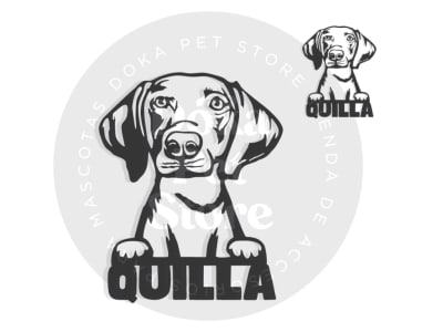 WEIMARANER FIGURA